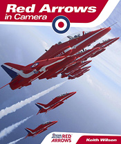 Red Arrows in Camera book cover, by Keith Andrews