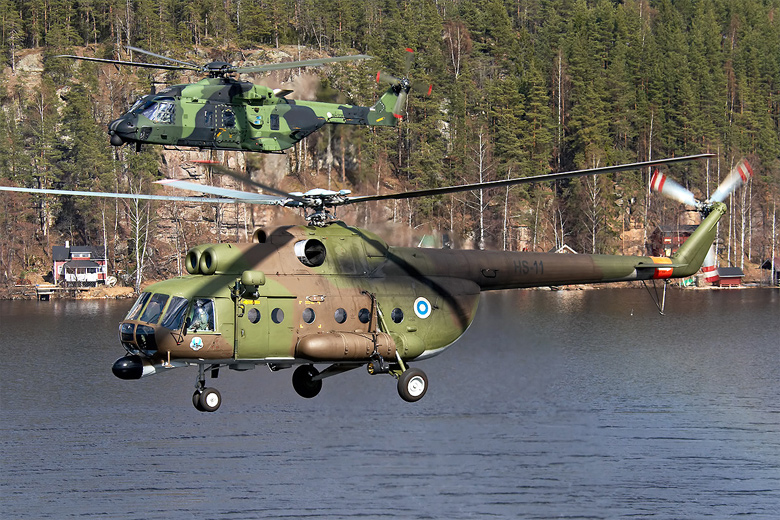 Finnish Air Force Mil Mi-8 & NH-90<br />Image © Jan Jørgensen (Nordic Airpower)